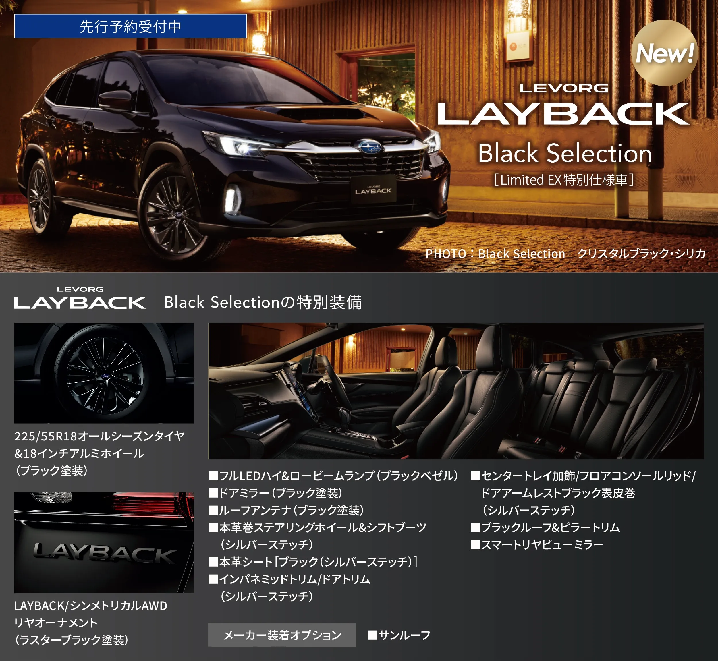 LAYBACK Black Selection